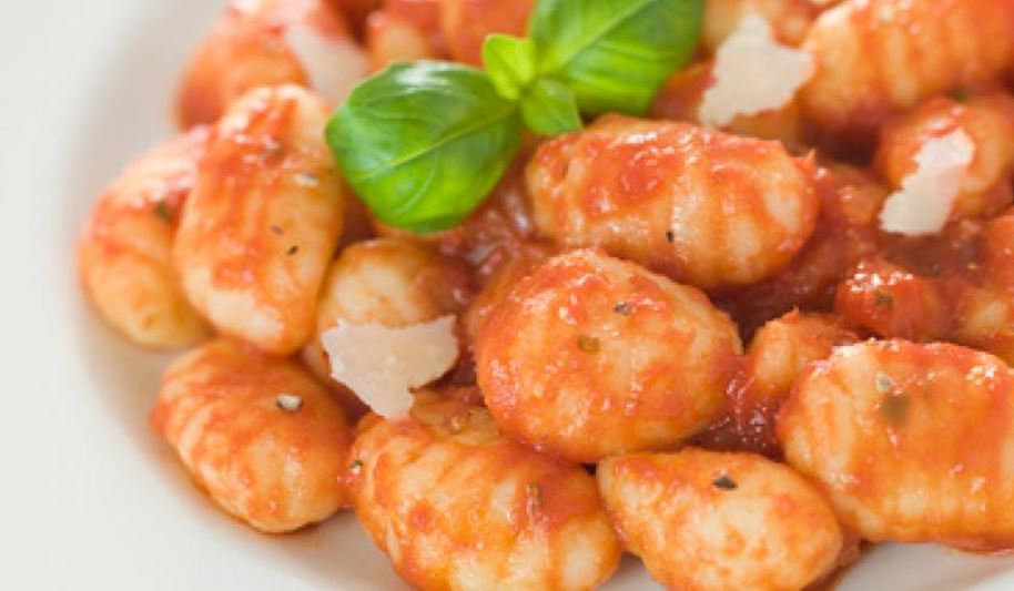 Рецепт картофельных клецек с помидорами