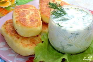 Картофельные котлеты с фаршем в духовке