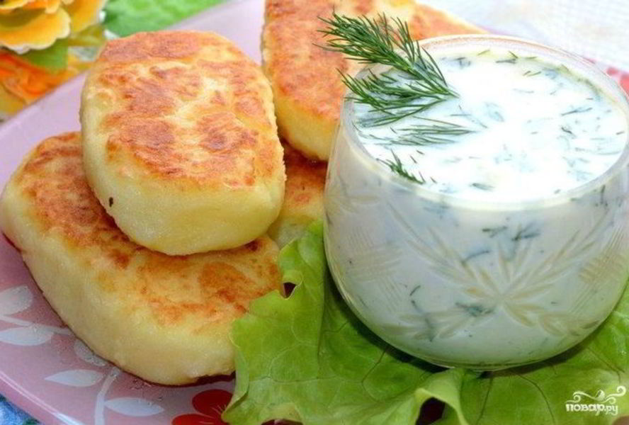 Картофельные котлеты с фаршем в духовке