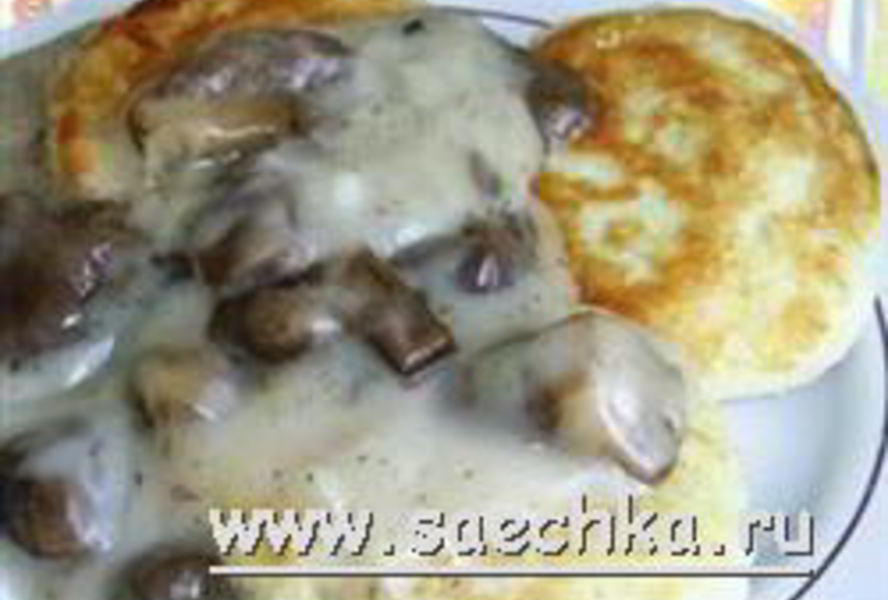 Картофельные котлеты с грибами