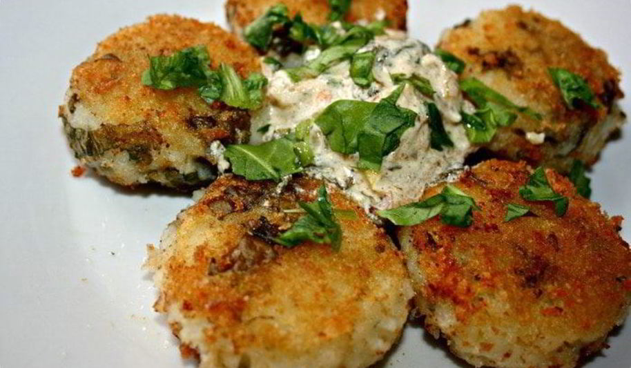 Рецепт картофельных котлет с щавелем