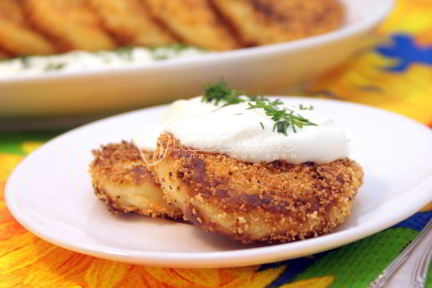 Картофельные котлеты с сыром