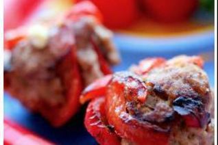 Котлетки из индейки с болгарским перцем