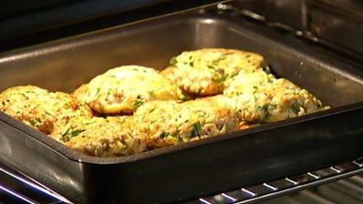 котлетки из индейки с цукини и мятой