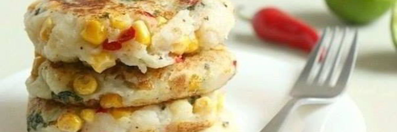 Котлеты из картофеля с кукурузой по-тайски