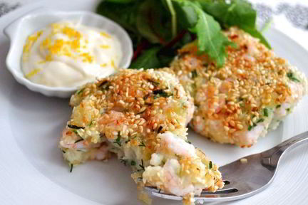 Котлеты из креветок