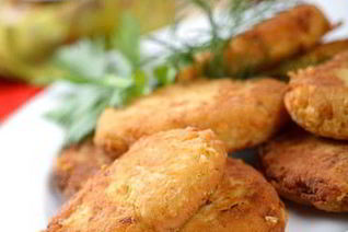 Котлеты из сельдерея и овсяных хлопьев