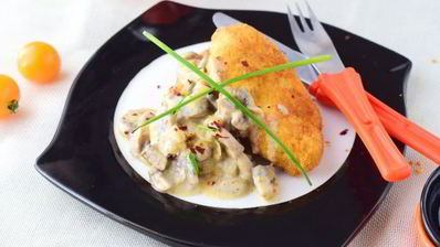 котлеты картофельные с грибной подливкой