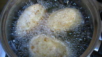 котлеты по-киевски с сыром и грибами