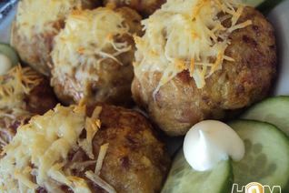 Котлеты под сырной корочкой