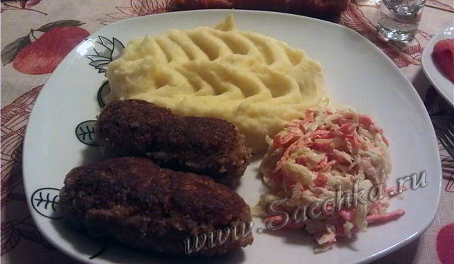 Рецепт котлет с картофелем по-абакански