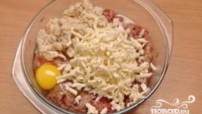 котлеты с плавленым сыром