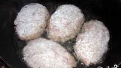 котлеты с плавленым сыром