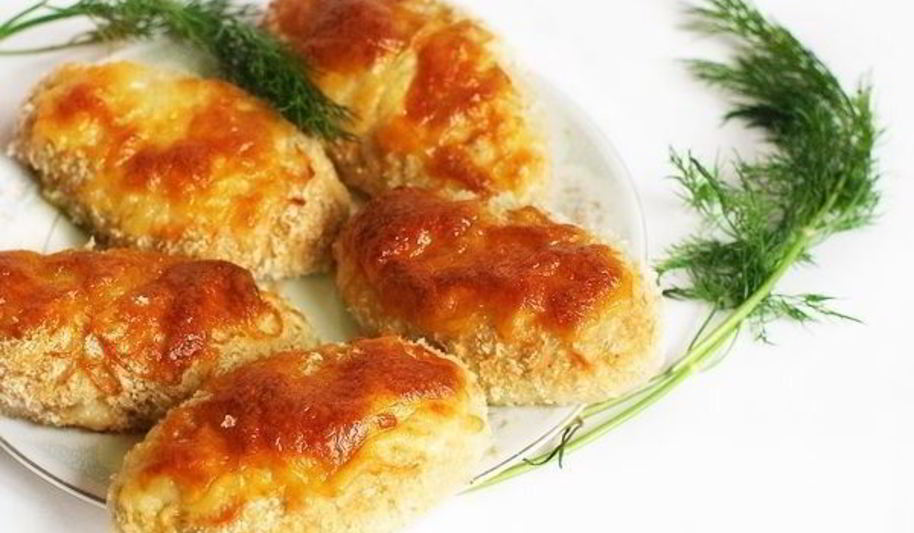 Рецепт котлет с сыром в духовке