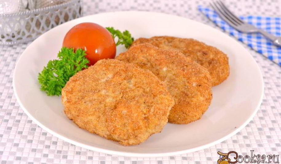 Рецепт куриных котлет с капустой и гречневыми хлопьями