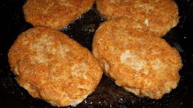 куриные котлеты с капустой и гречневыми хлопьями