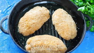 куриные котлеты с сыром в духовке