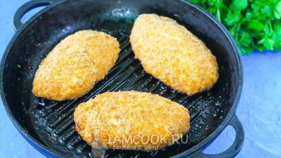 куриные котлеты с сыром в духовке