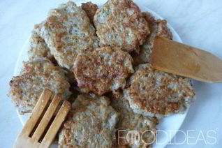 Луковые котлеты с манкой