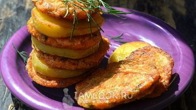 мини-котлеты из икры карася