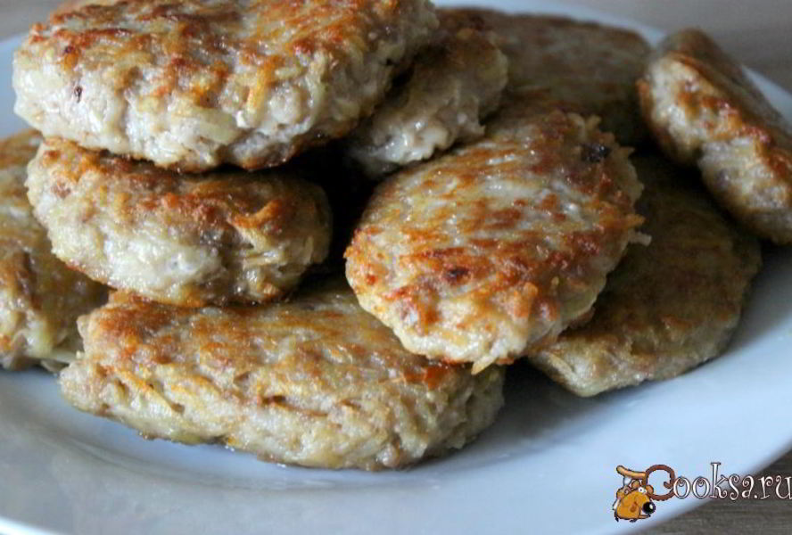 Мясные котлеты с картофелем