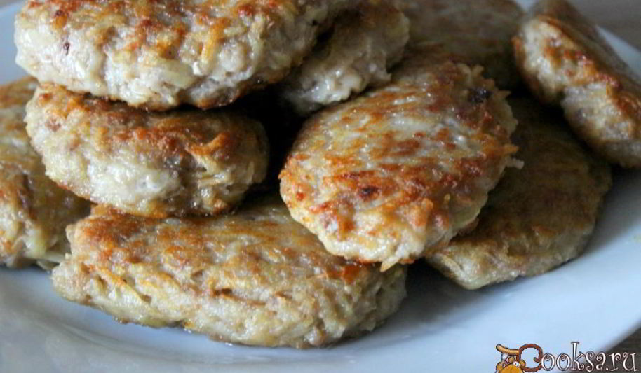 Рецепт мясных котлет с картофелем