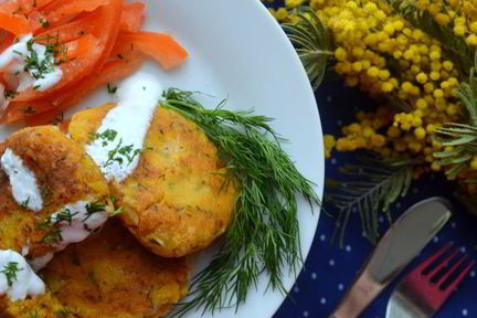 Овсяные котлеты с овощами