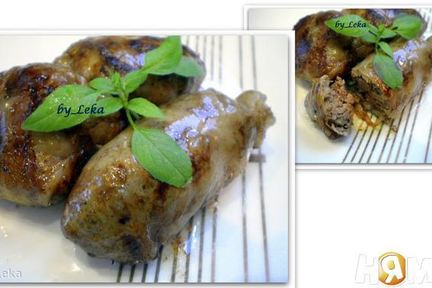 Печеночные гречаники в сетке