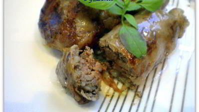 печеночные гречаники в сетке