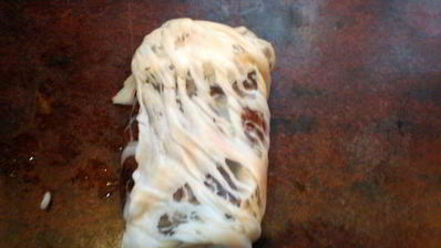 печеночные гречаники в сетке