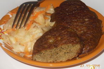 Печеночные котлеты Пышные