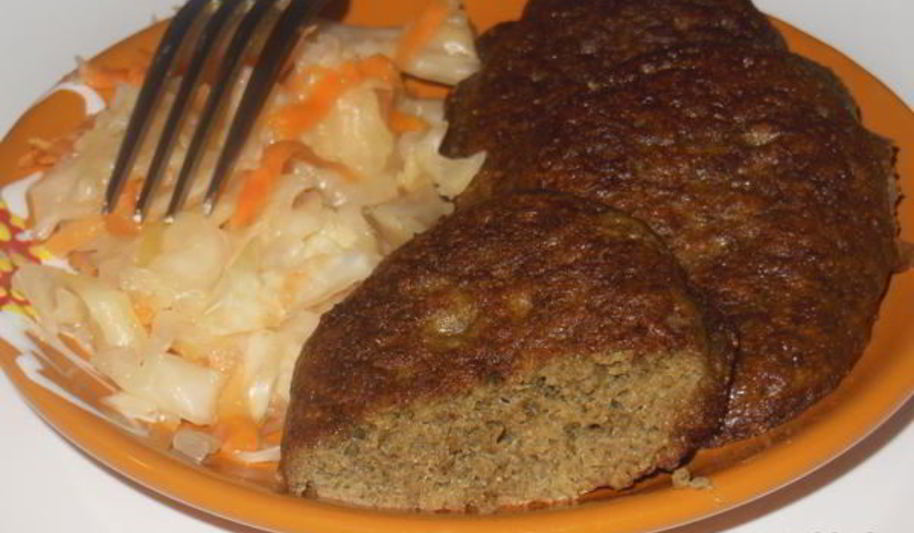 Рецепт печеночных котлет пышных