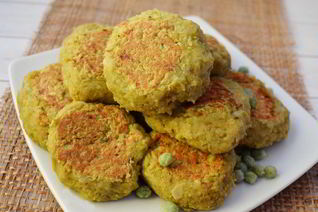 Постные гороховые котлеты