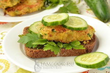 Постные котлеты из фасоли