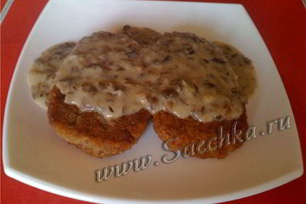 Постные котлеты из крупы и овощей