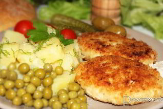 Пожарские котлеты из курицы