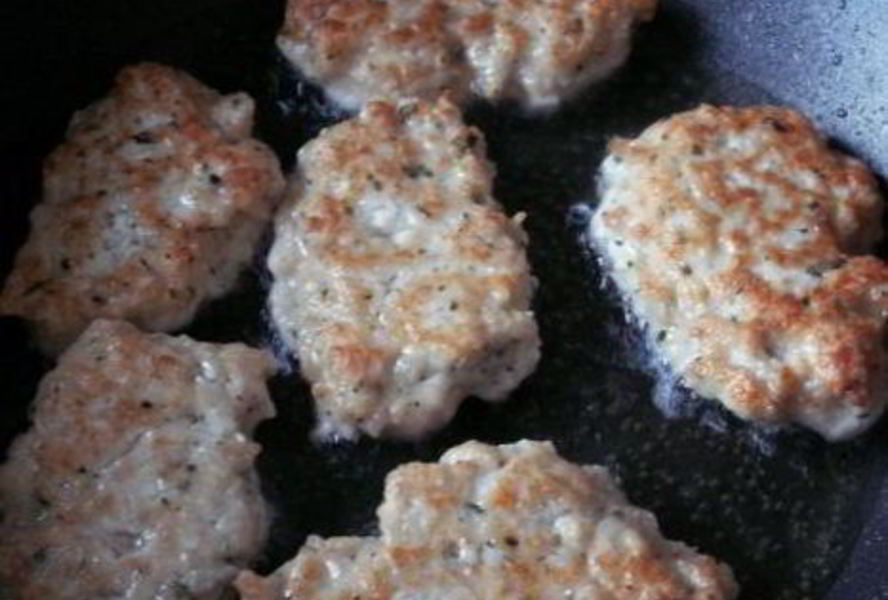 Рубленые котлетки из куриной грудки
