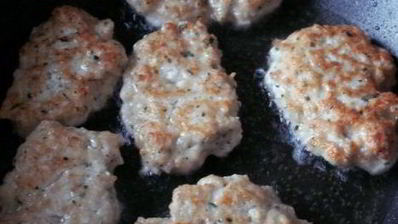 рубленые котлетки из куриной грудки