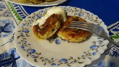 рыбные котлеты с крабовыми палочками