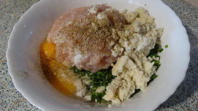 рыбные котлеты с крабовыми палочками