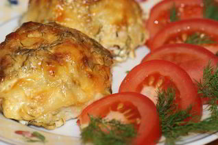 Стожки из куриного фарша