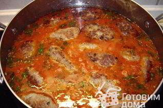 Судзукакья — вытянутые котлетки в соусе