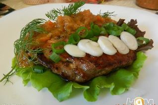 Свиная котлета на кости