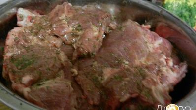 свиная котлета на кости