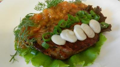 свиная котлета на кости