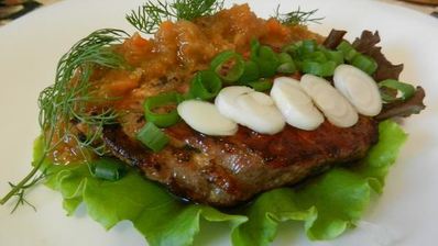 свиная котлета на кости