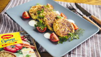 вегетарианские котлеты из кабачков