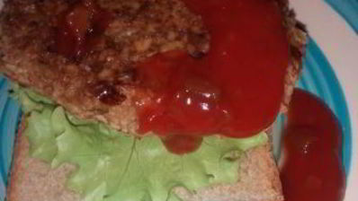 запеченные в духовке куриные котлеты с овсяными хлопьями