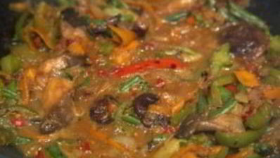 лапша с овощами