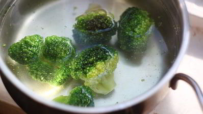 лапша со сливочно-грибным соусом